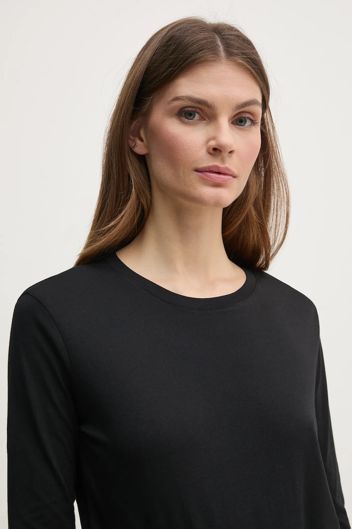 Sisley longsleeve negru 3QU4L102Y