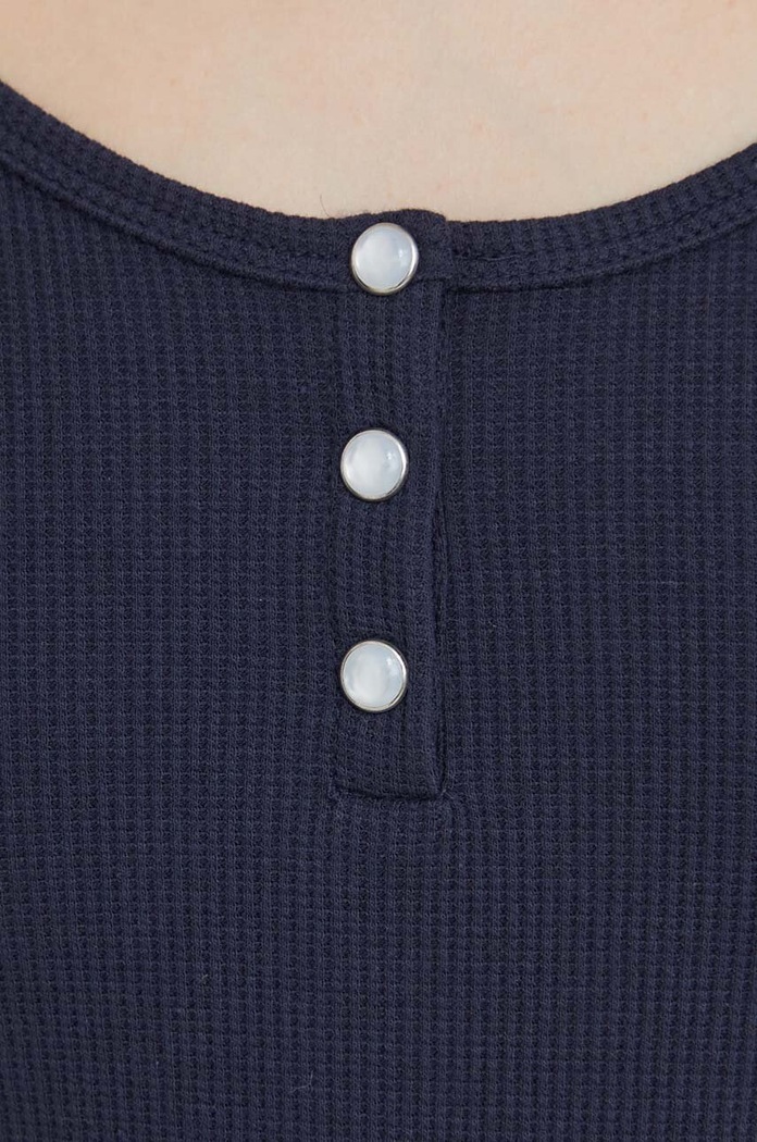 Tričko s dlhým rukávom Levi's A7312 tmavomodrá