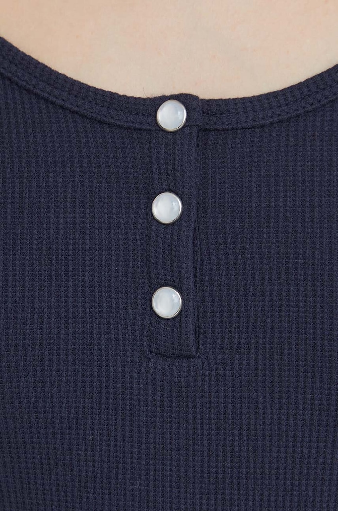 Tričko s dlhým rukávom Levi's A7312 tmavomodrá