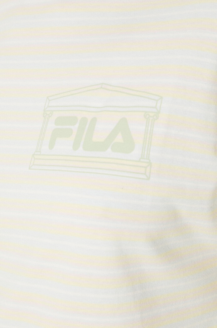 Bavlnené tričko s dlhým rukávom Fila Fila x Aries Stripe Longsleeve 42PS24TT010128180818