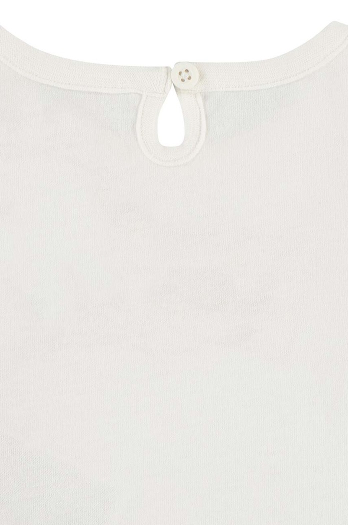 Levi's baba pamut hosszú ujjú LVG CURVED HEM LS TEE bézs 1EK113