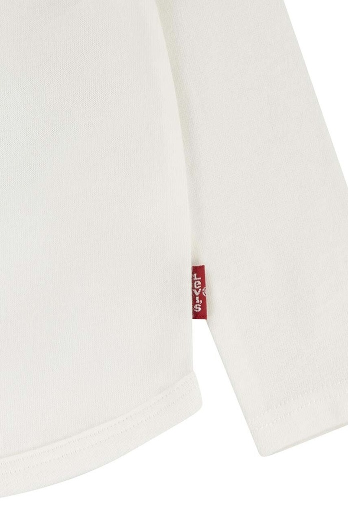 Levi's baba pamut hosszú ujjú LVG CURVED HEM LS TEE 1EK113 bézs