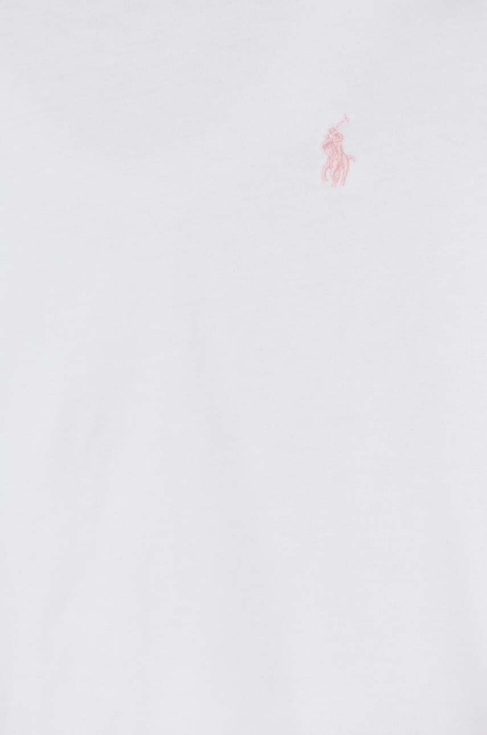Lány Polo Ralph Lauren gyerek pamut hosszú ujjú felső 312841122030 fehér