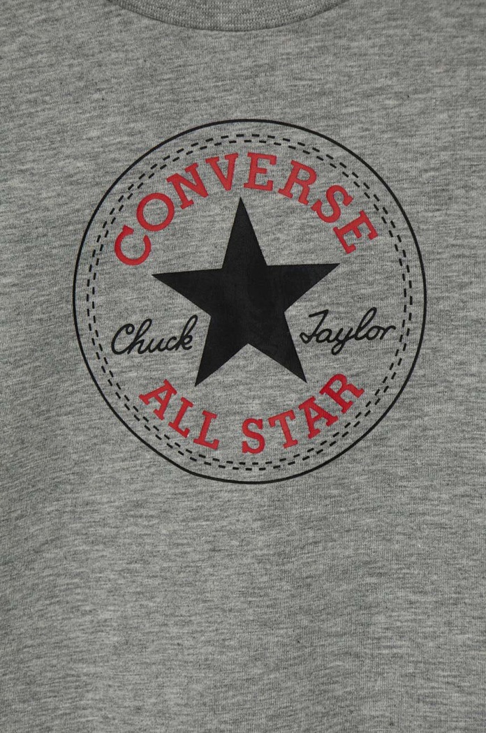 Fiú Converse pamut hosszúujjú 866243 szürke