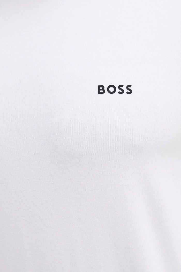 Majica dugih rukava BOSS Green Tee Long 50506365 bijela