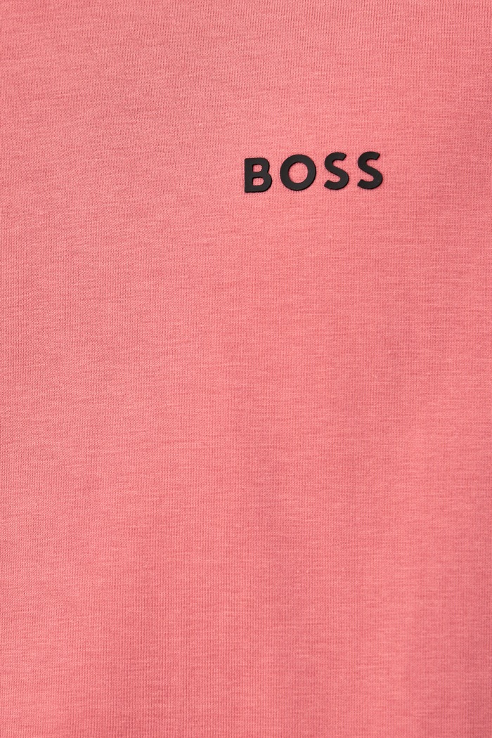 Лонгслив для мужчин из хлопка с эластаном Tee Long BOSS Green розовый 50506365