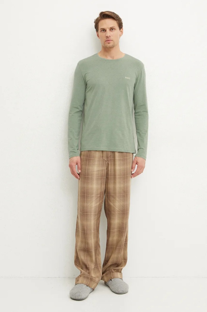 BOSS longsleeve Mix&Match LS-Shirt R 50515389 zielony AW25