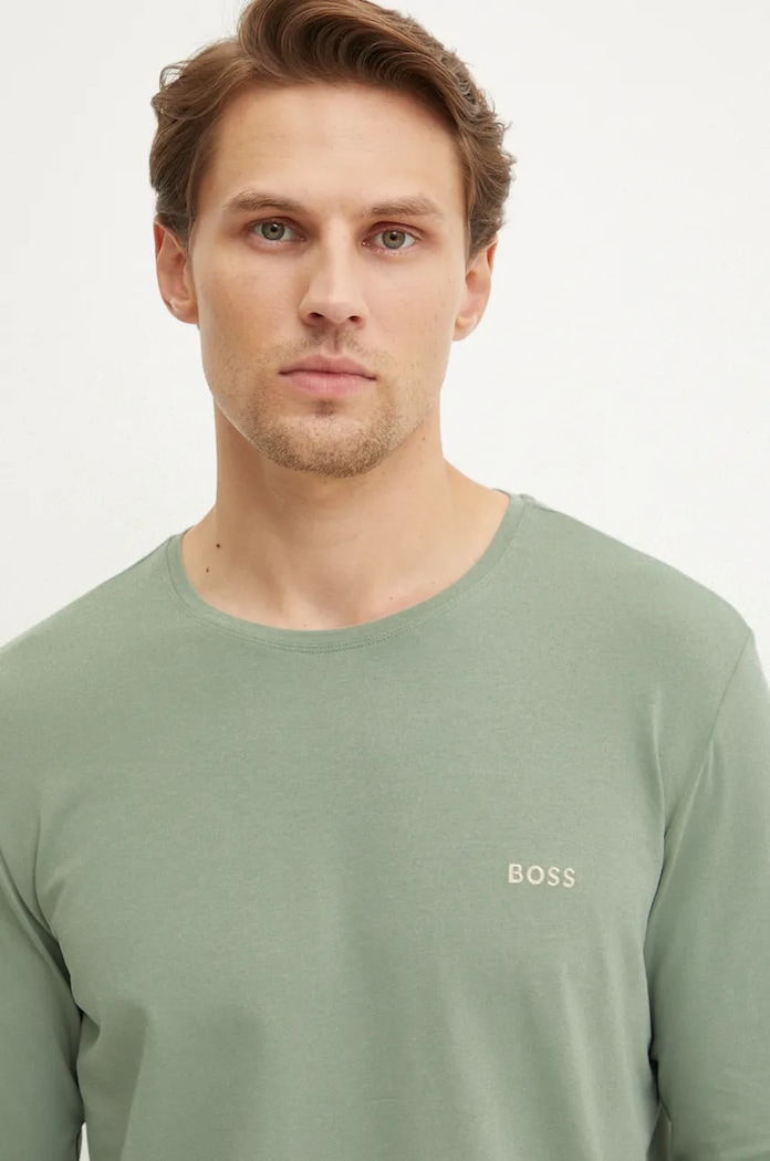 BOSS longsleeve Mix&Match LS-Shirt R zielony 50515389