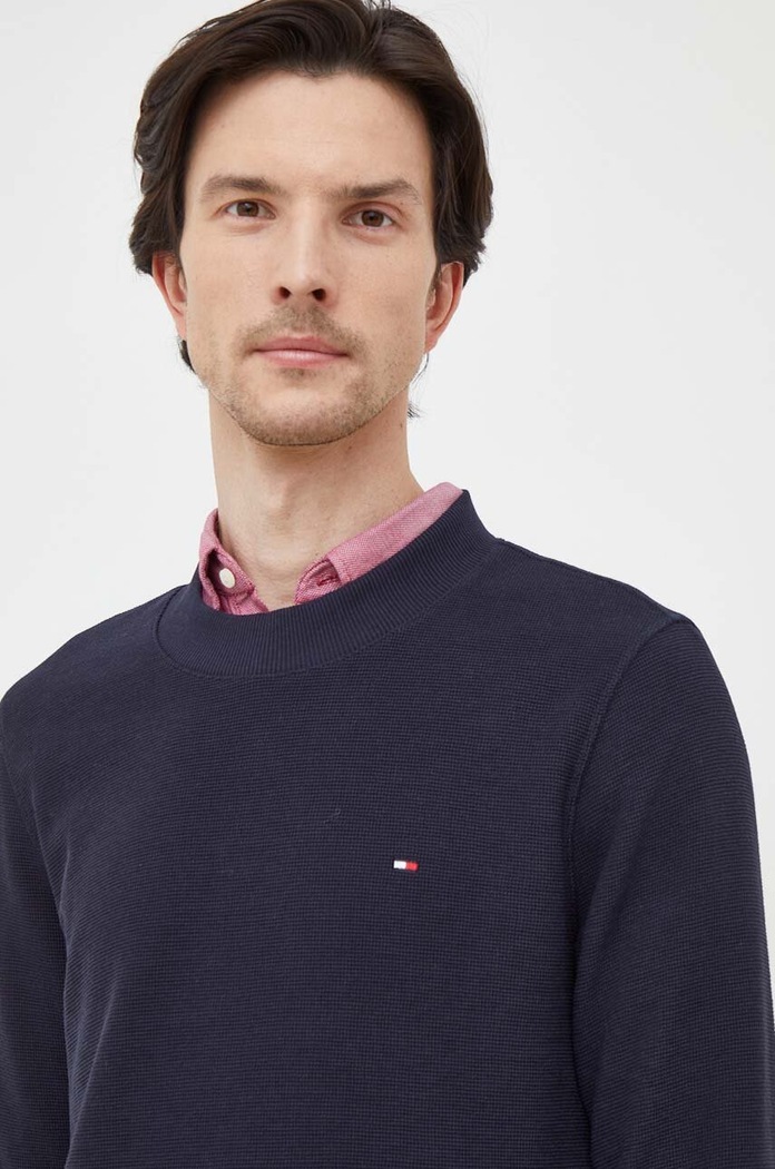 Longsleeve Tommy Hilfiger MW0MW34251 granatowy