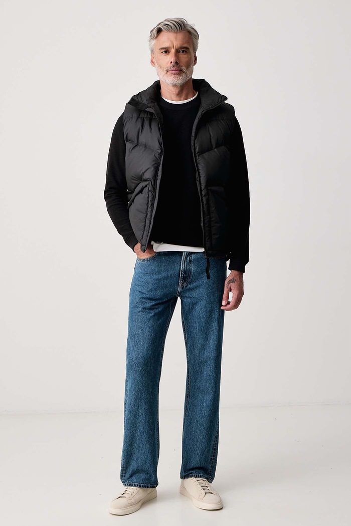 Tommy Hilfiger Tričko s dlhým rukávom pánske s bavlnou MW0MW34251 čierna SS24