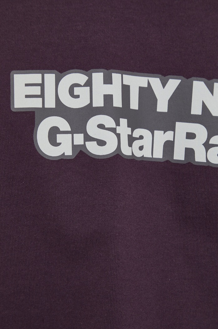 G-Star longsleeve bawełniany D23886.C336 fioletowy