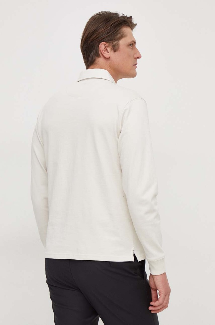 Oblečení Bavlněné tričko s dlouhým rukávem Pepe Jeans Harry PM542100 béžová