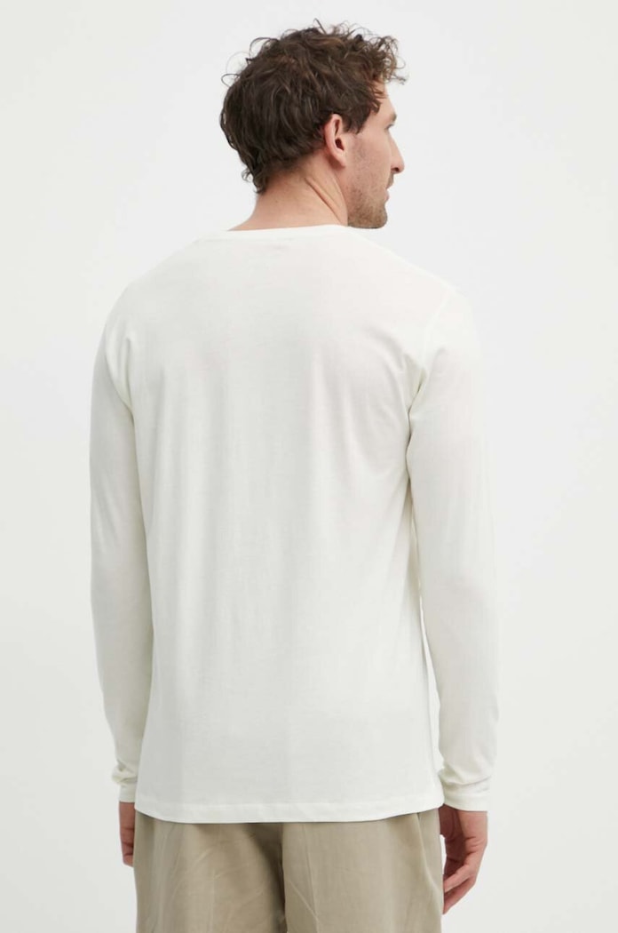 Oblečenie Bavlnené tričko Pepe Jeans EGGO LONG N PM508209 béžová