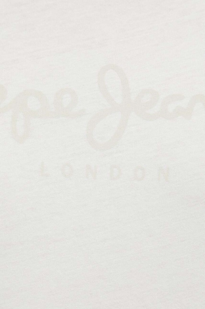 Bavlnené tričko Pepe Jeans EGGO LONG N PM508209 béžová