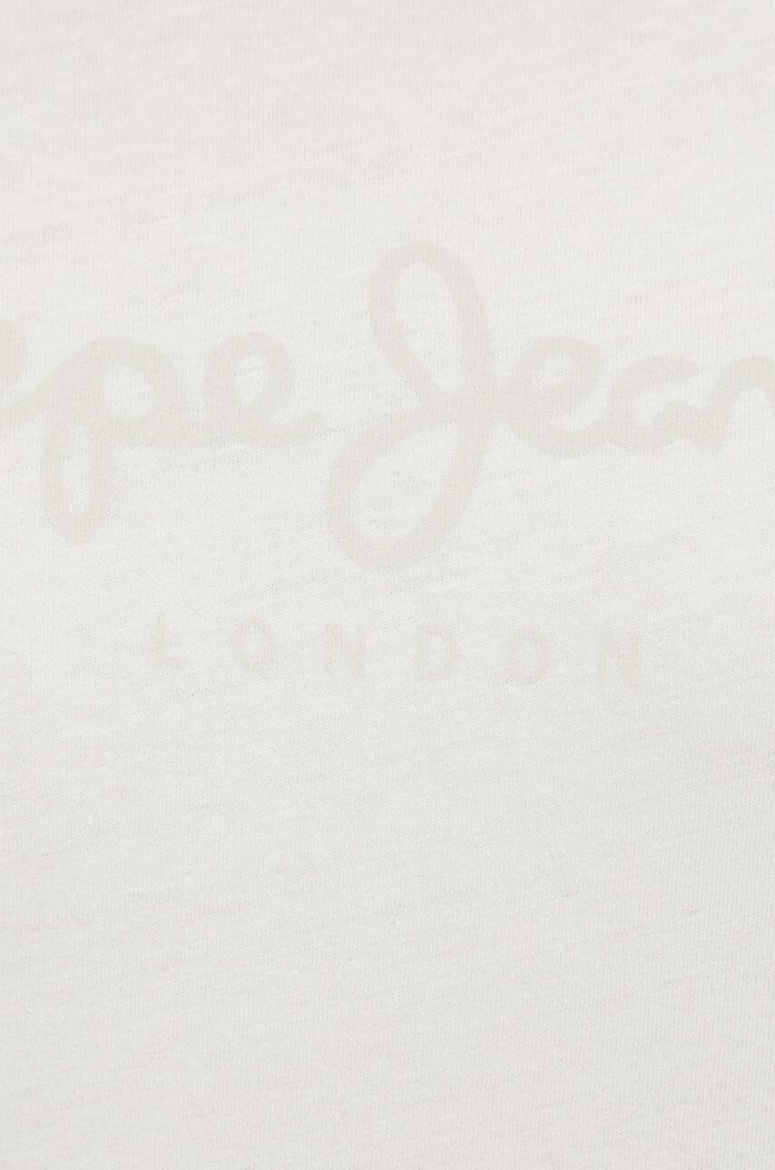 Bavlnené tričko Pepe Jeans EGGO LONG N PM508209 béžová