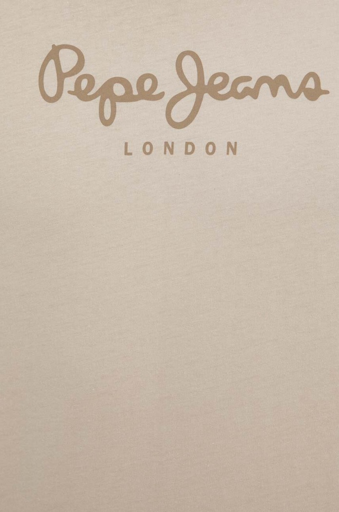 Pepe Jeans t-shirt bawełniany Eggo PM508209 beżowy