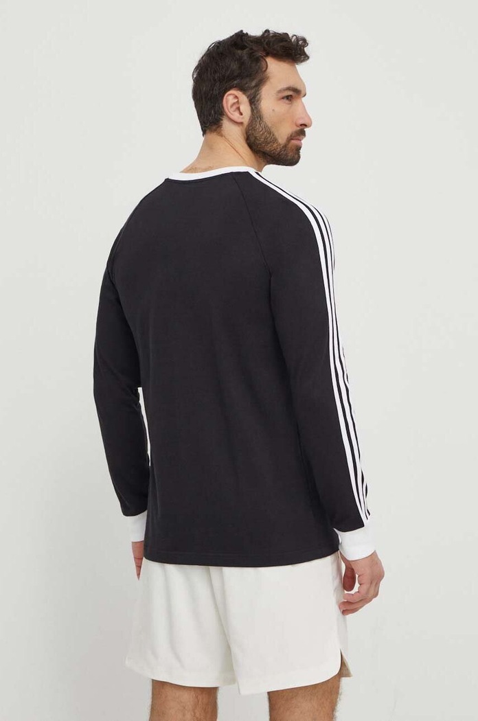 Oblečení Bavlněné tričko s dlouhým rukávem adidas Originals Flames IS0206 černá