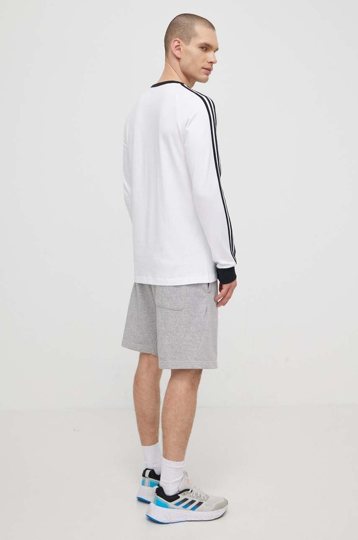 Odjeća Pamučna majica dugih rukava adidas Originals Flames IS2917 bijela