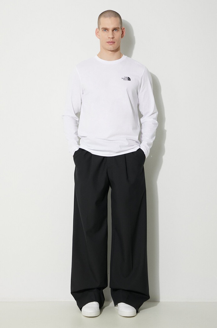 Longsleeve The North Face M L/S Simple Dome Tee NF0A87QNFN41 λευκό AW24