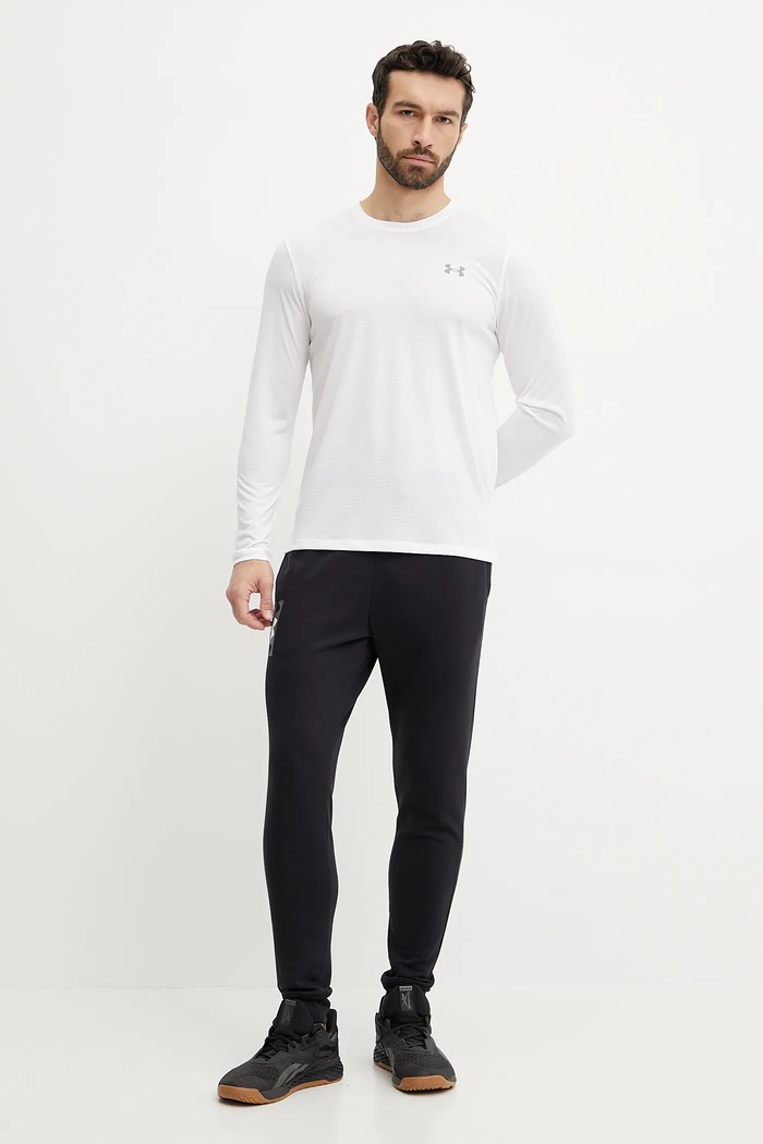 Bežecké tričko s dlhým rukávom Under Armour Streaker 1382584 biela SS25