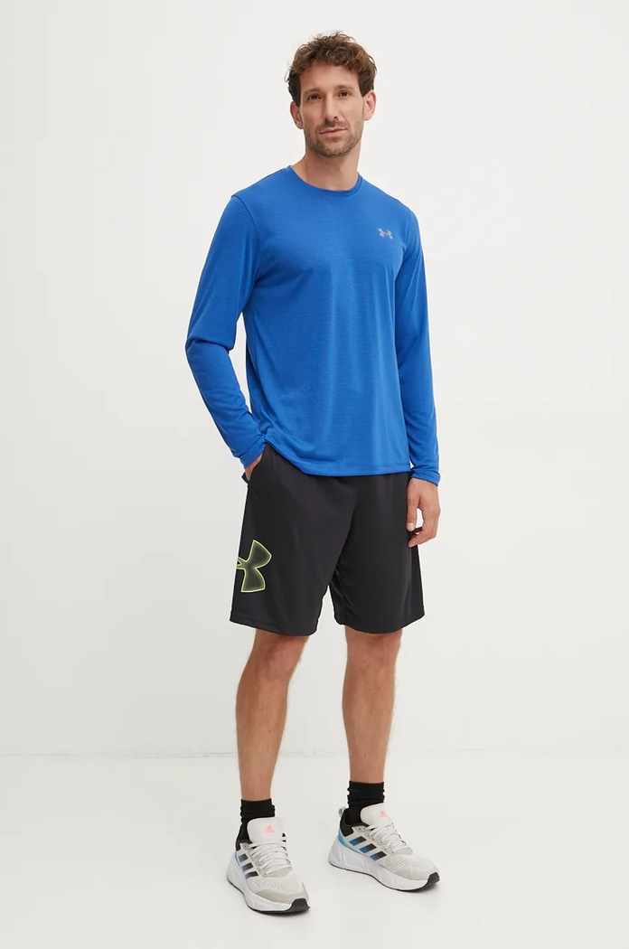 Bežecké tričko s dlhým rukávom Under Armour Streaker 1382584 modrá SS25