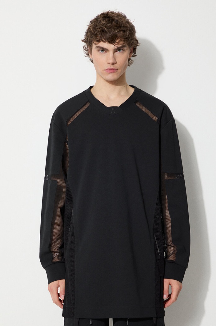 A.A. Spectrum longsleeve shirt Vanguard relaxed black 81241416