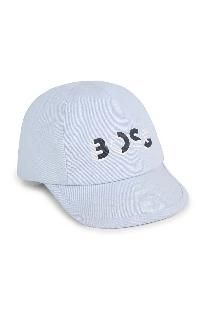 BOSS șapcă din bumbac pentru copii bumbac albastru J50913.