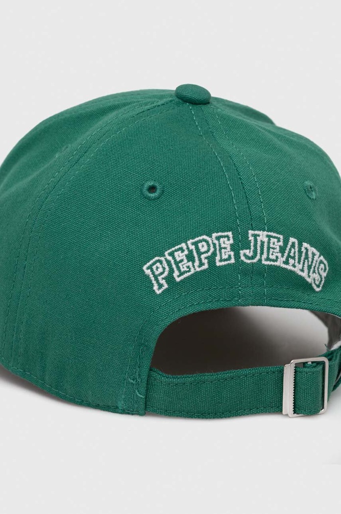Chłopiec Pepe Jeans czapka z daszkiem bawełniana NOAH JR PB040312 zielony