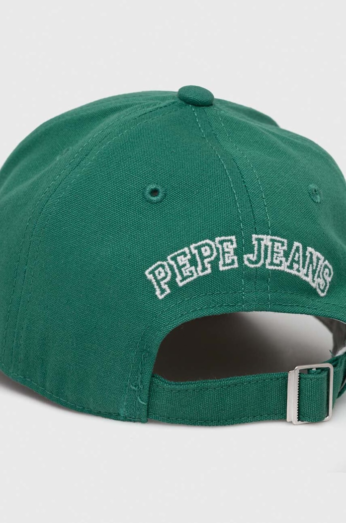 Chłopiec Pepe Jeans czapka z daszkiem bawełniana NOAH JR PB040312 zielony