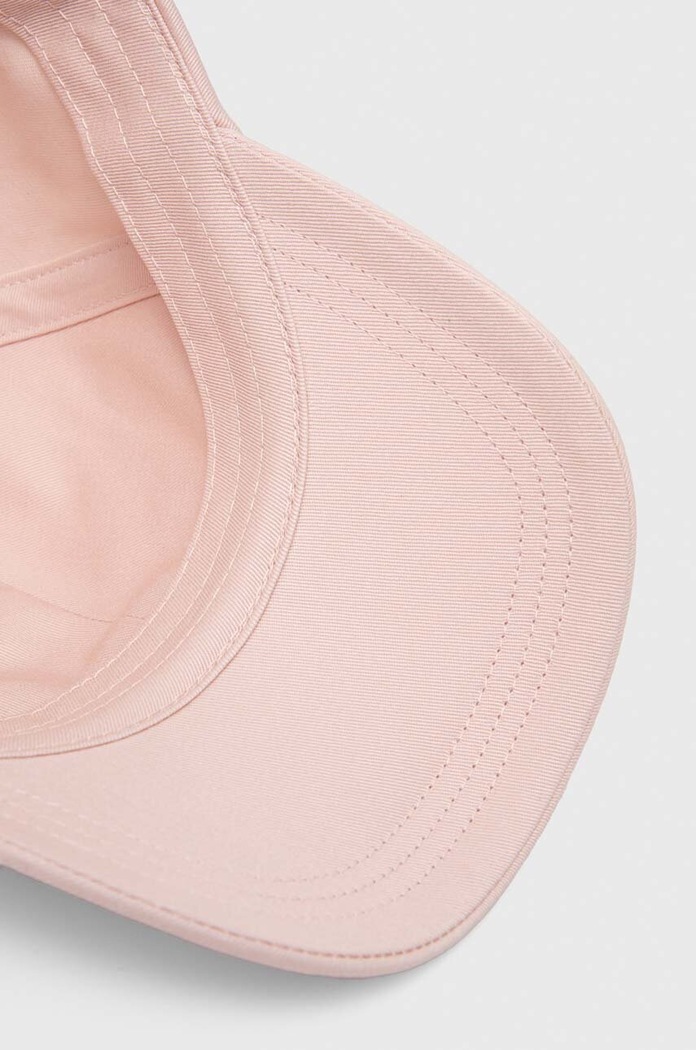 Pamučna kapa sa šiltom za bebe Calvin Klein Jeans roza IU0IU00150.B.PPYH