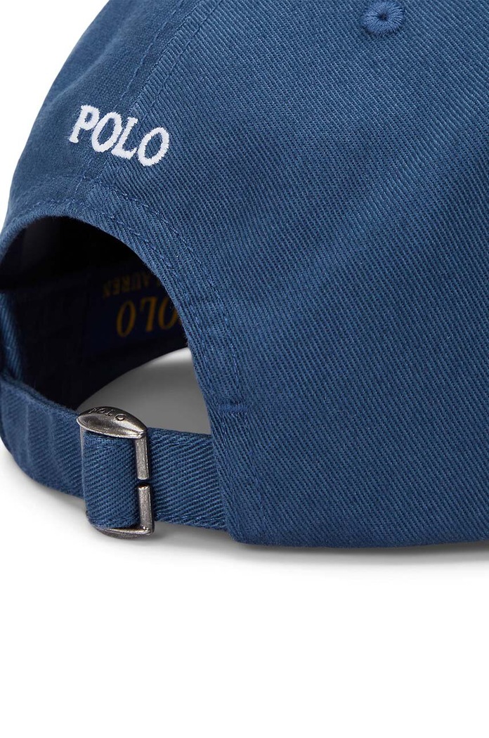 Chłopiec Polo Ralph Lauren czapka z daszkiem bawełniana dziecięca 323940810001 granatowy