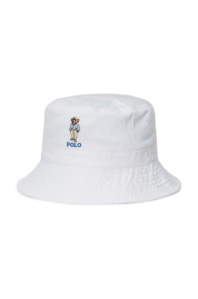 Polo Ralph Lauren gyerek pamut sapka aplikációval fehér 323945504001