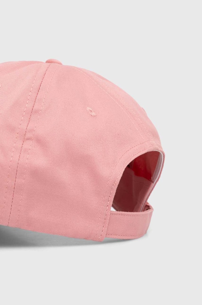 Tommy Jeans czapka z daszkiem bawełniana AW0AW15842 różowy AW24