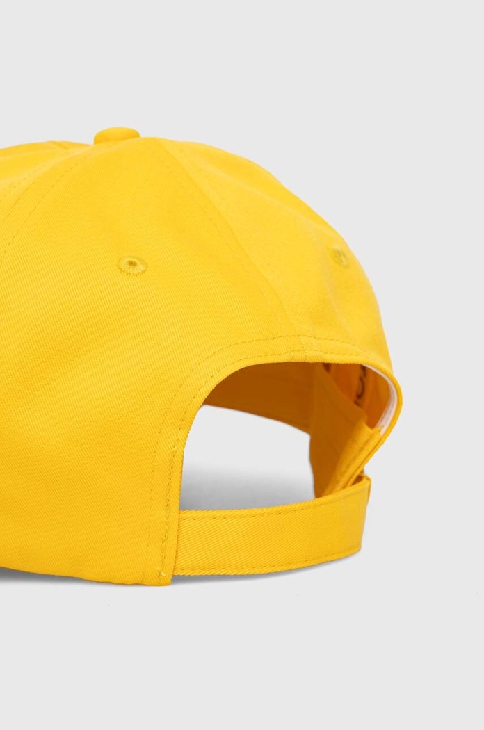 Akcesoria Tommy Jeans Czapka z daszkiem bawełniana AW0AW15842 żółty
