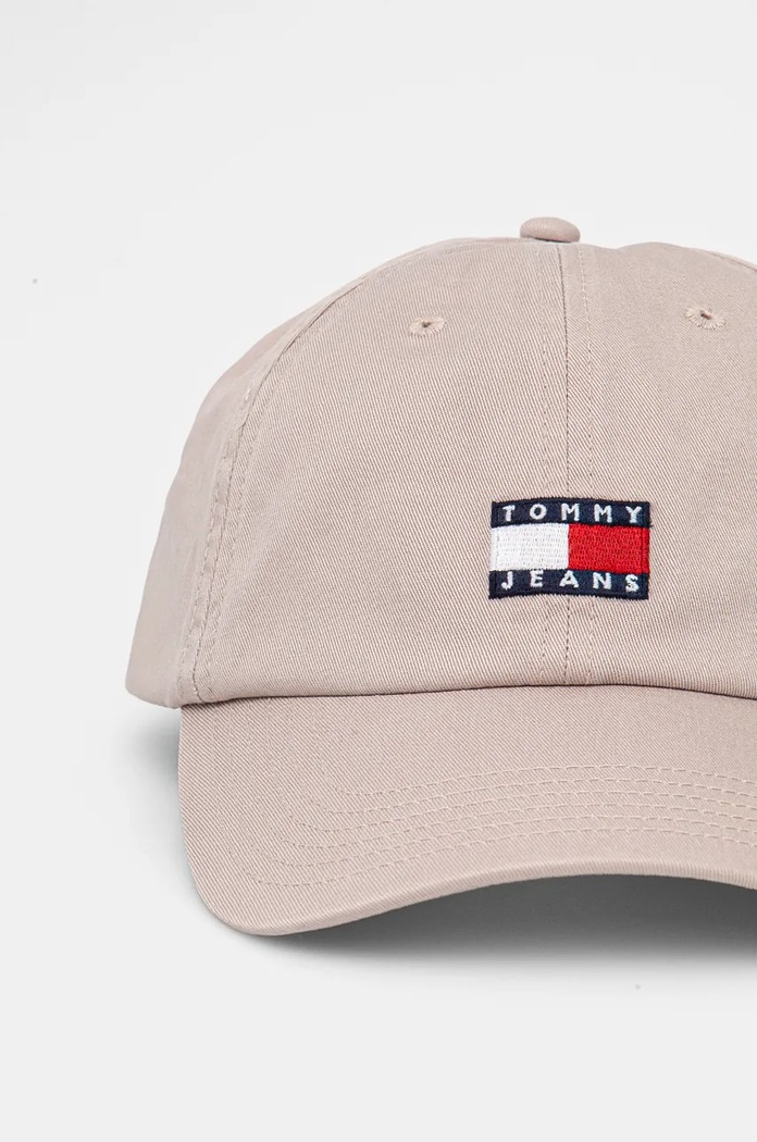 Tommy Jeans pamut baseball sapka AW0AW15848 rózsaszín AW24