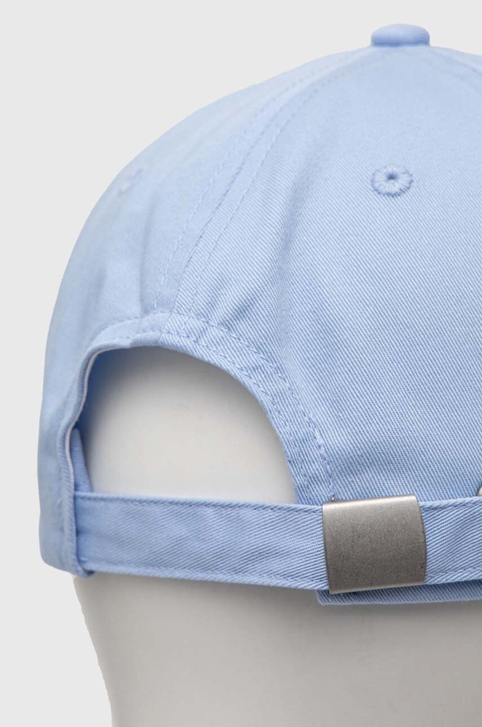 Akcesoria Tommy Jeans czapka z daszkiem bawełniana AW0AW15848 niebieski