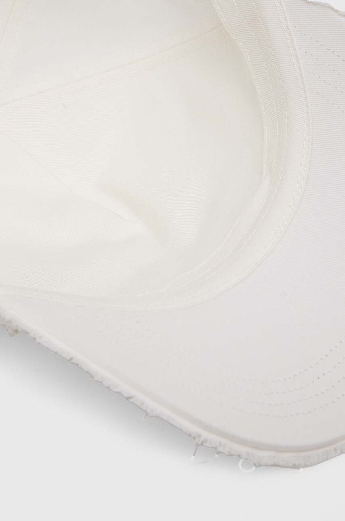 Tommy Jeans czapka z daszkiem bawełniana biały AW0AW15851