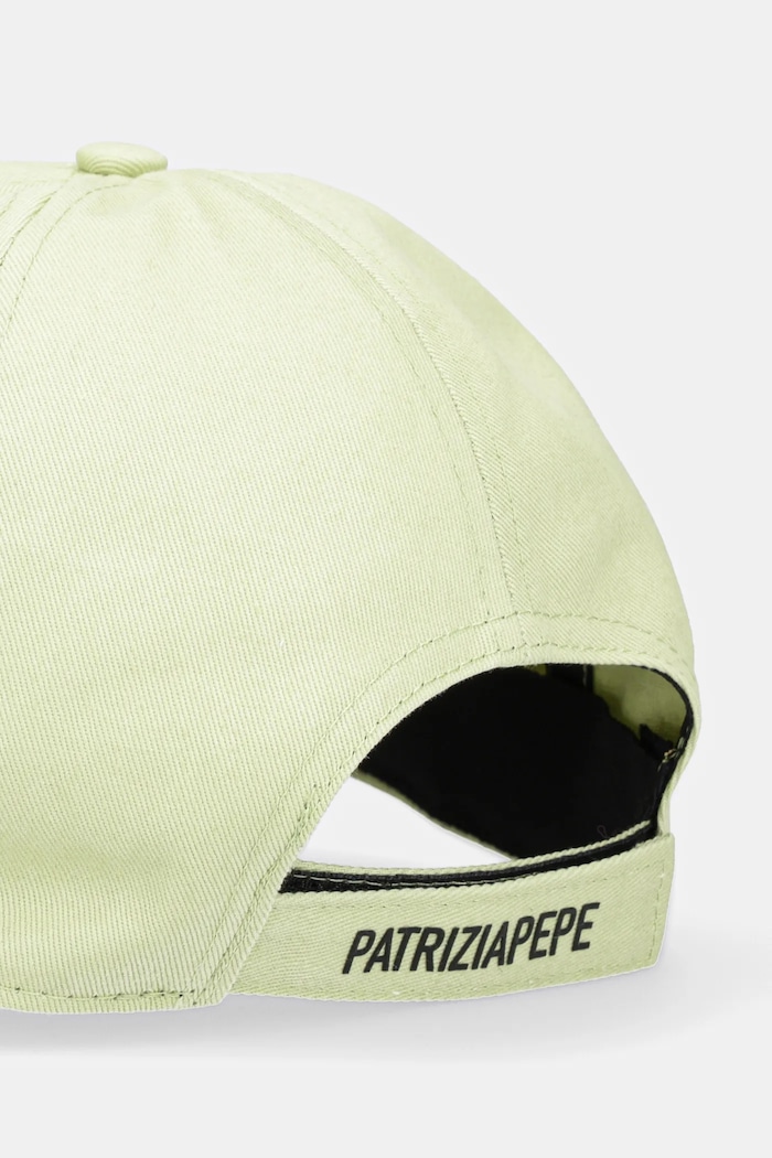 Doplnky Bavlnená šiltovka Patrizia Pepe 8F0045.AB01 zelená