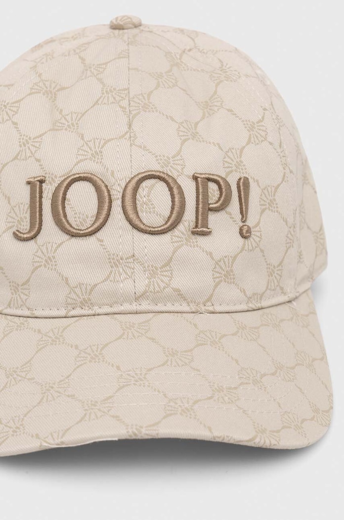 Joop! czapka z daszkiem bawełniana 30042024 beżowy AW25