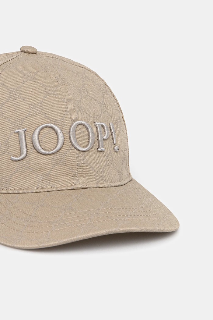 Joop! șapcă de baseball din bumbac 30042024 bej AW25