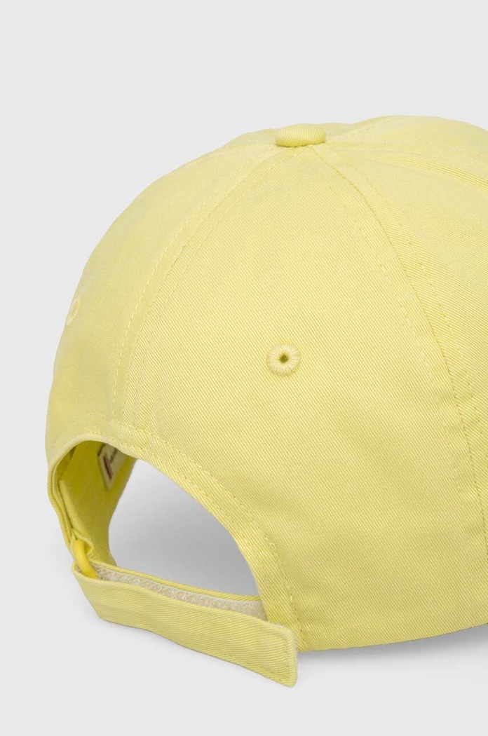Doplňky Bavlněná baseballová čepice Tommy Hilfiger AW0AW16170 žlutá