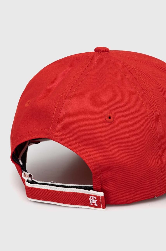 Doplňky Bavlněná baseballová čepice Tommy Hilfiger AW0AW16177 červená