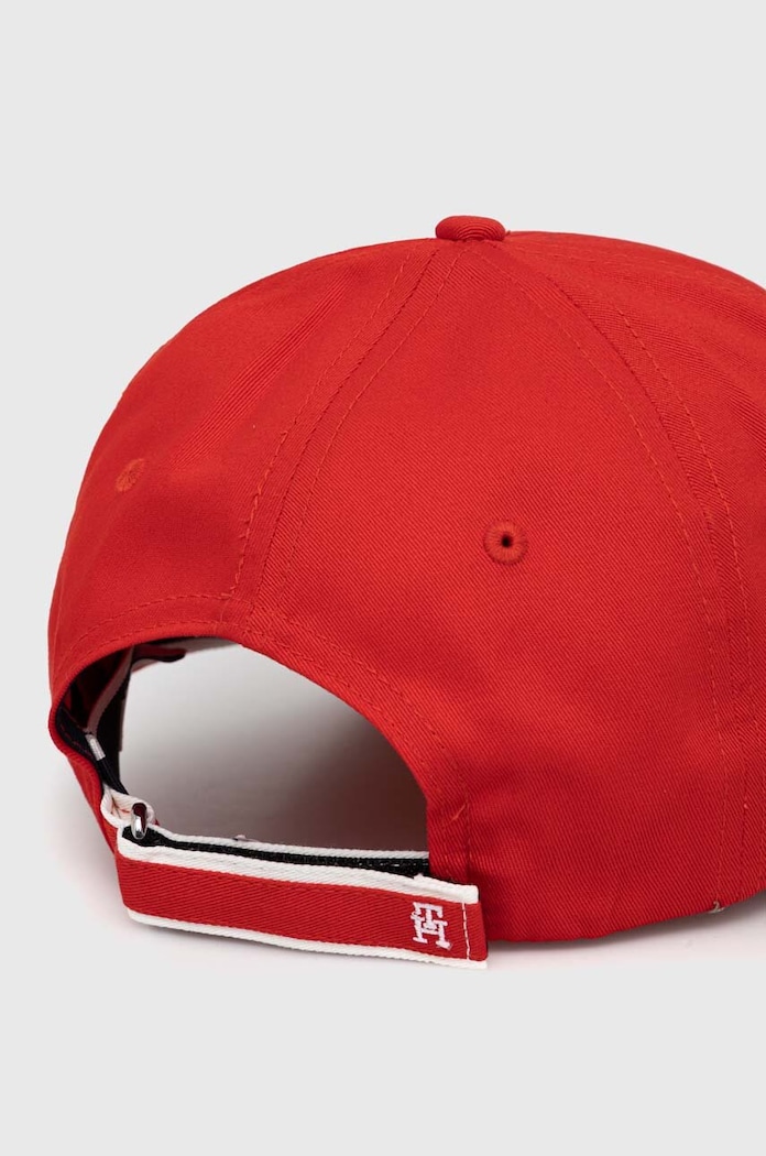 Doplňky Bavlněná baseballová čepice Tommy Hilfiger AW0AW16177 červená