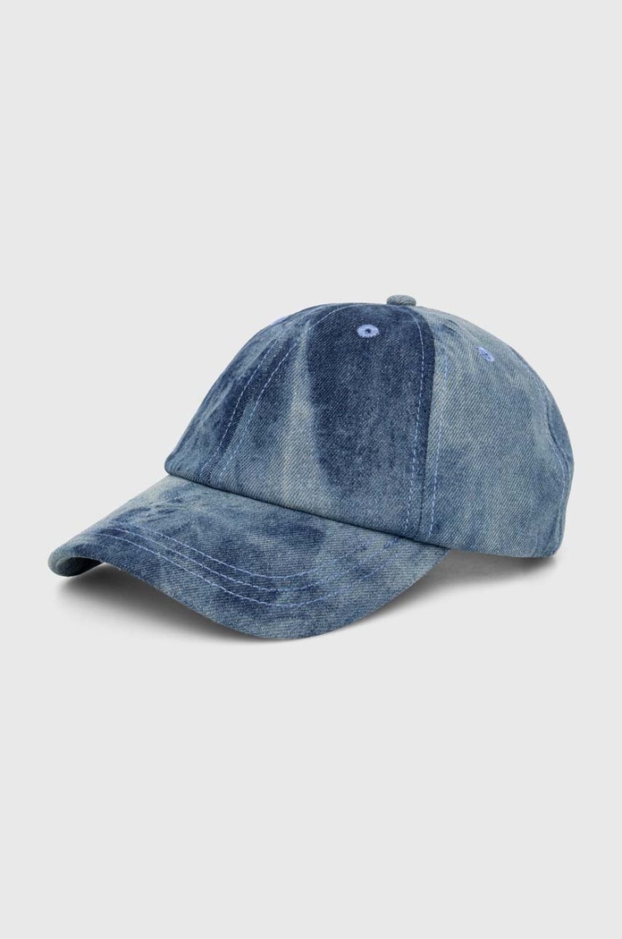 Samsoe Samsoe Șapcă de baseball din denim albastru F24100019