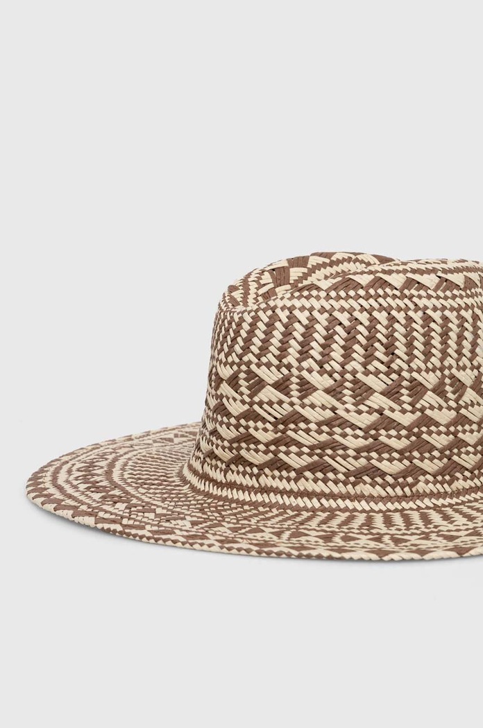 Doplňky Klobouk Guess FEDORA AW9495.COT01 hnědá