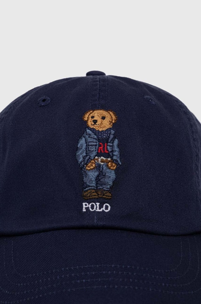 Polo Ralph Lauren șapcă de baseball din bumbac 211949925 bleumarin SS24