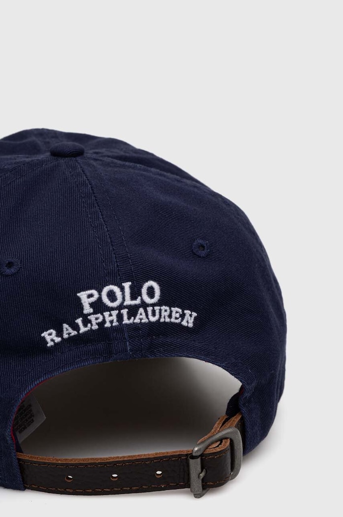 Accesorii Polo Ralph Lauren șapcă de baseball din bumbac 211949925 bleumarin