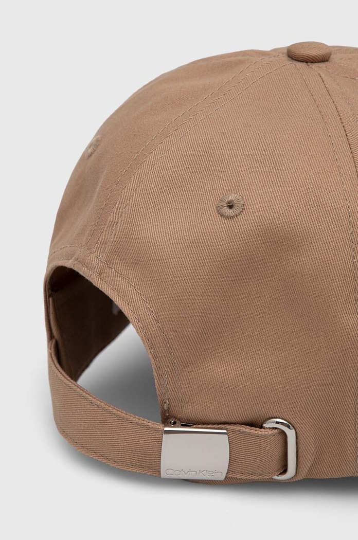 Doplnky Bavlnená šiltovka Calvin Klein K60K612000 hnedá
