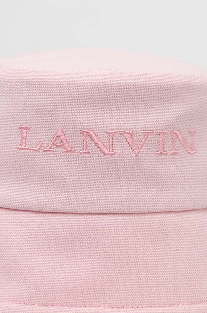 Doplňky Bavlněná čepice Lanvin 6LPESC.U7652 růžová