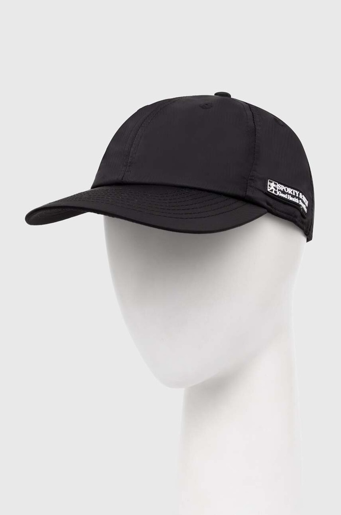 Καπέλο Sporty & Rich Good Health Cap απλικέ μαύρο AC001S405GB
